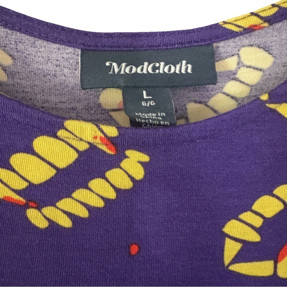 ModCloth Vampire Fangs Halloween Dress Size L - Picture 2 of 4